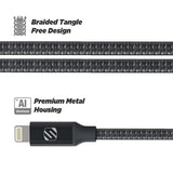 Scoche StrikeLine Braided Lightning Cable - 4ft